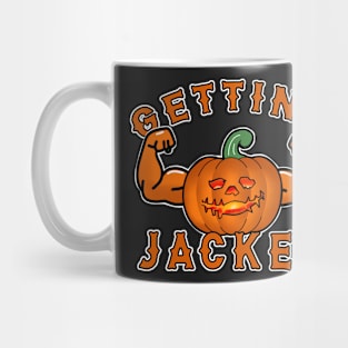 Pumpking Iron Halloween Jack-o'-lantern Squats Mug